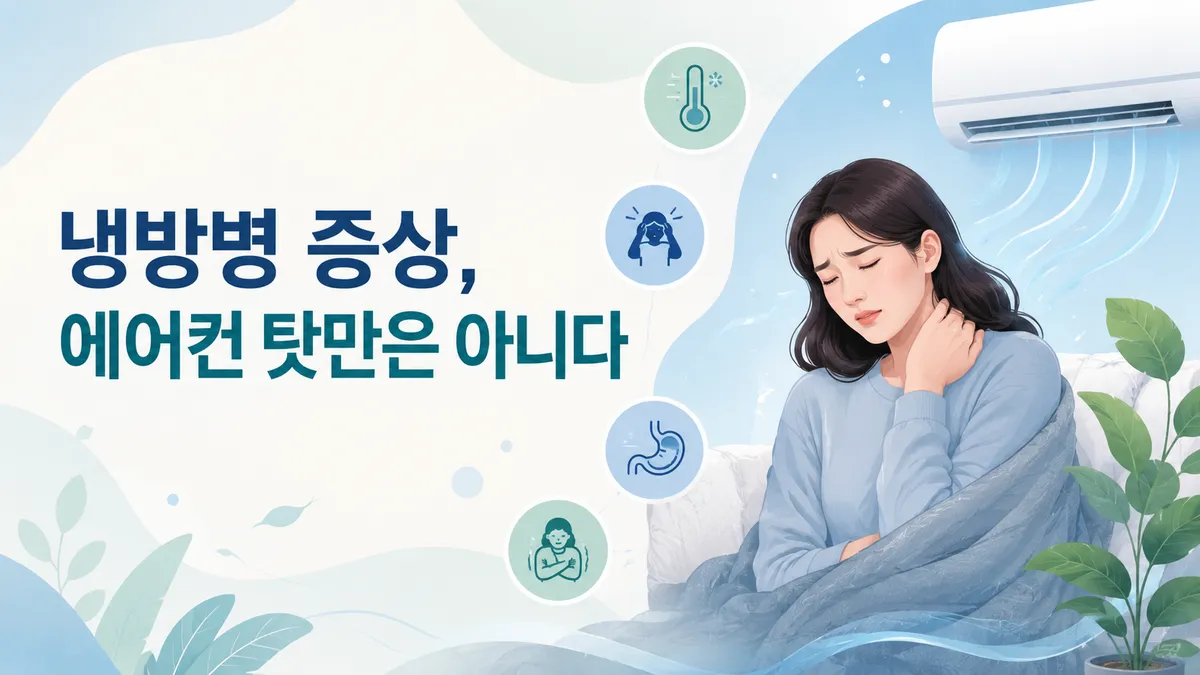 냉방병 증상, 에어컨 탓만은 아니다