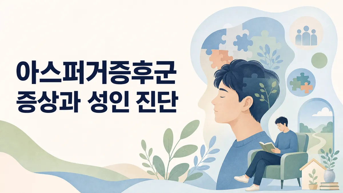 아스퍼거증후군이란? 특징과 자폐스펙트럼과의 관계