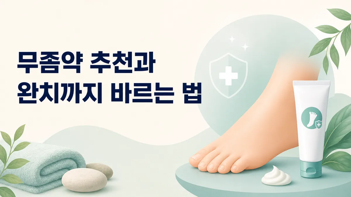 무좀약 종류와 완치까지 바르는 법·주의점