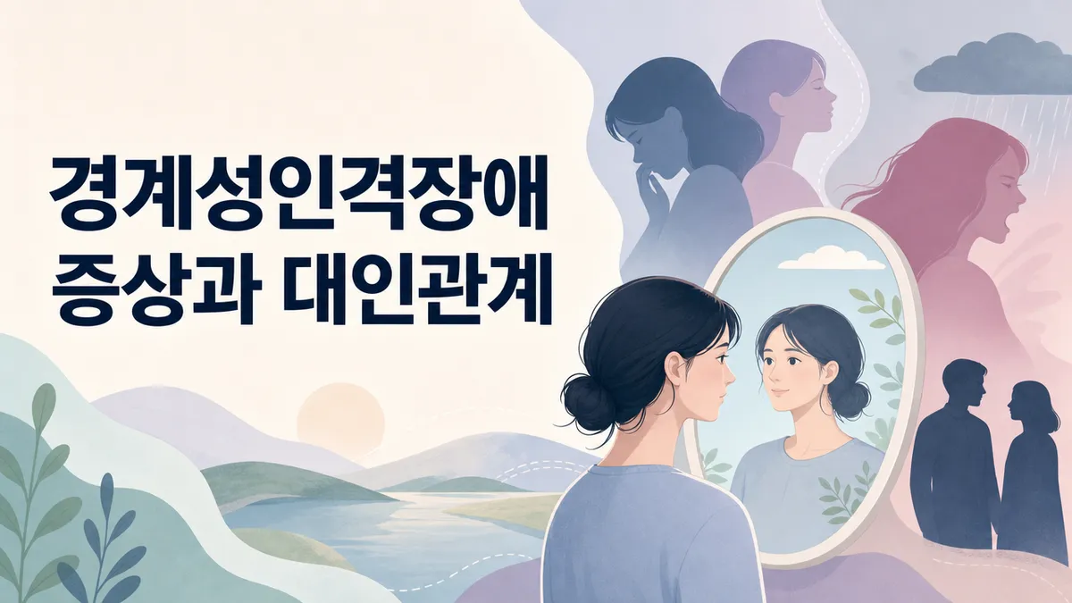 경계성 성격장애 증상과 진단, 치료 방법 정리