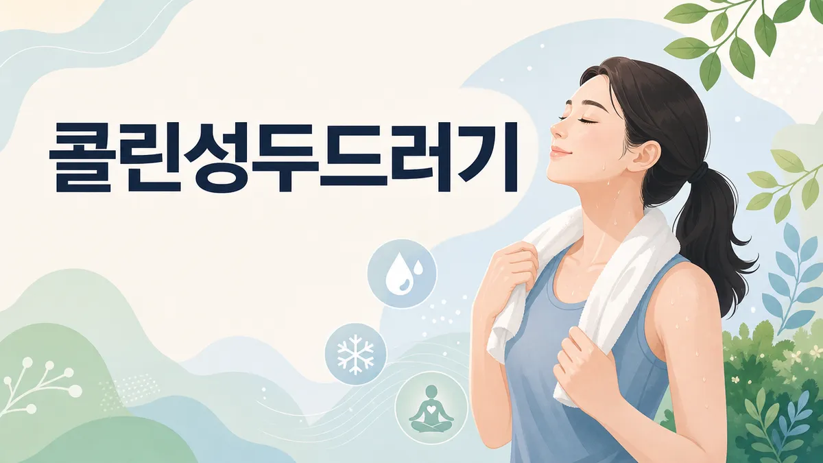 콜린성 두드러기 원인과 땀·운동·열 관리법 총정리
