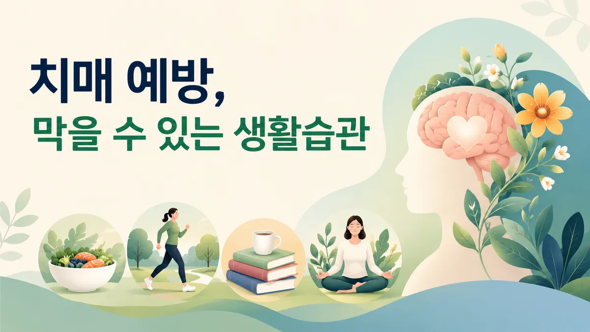 치매 예방, 근거 있는 생활습관과 위험요인 관리