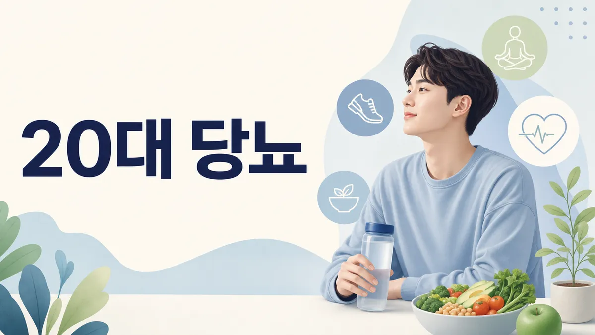 20대 당뇨 증상, 젊다고 방심 말아야 할 신호