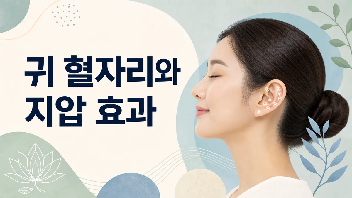 귀 지압(이침) 효과와 근거, 안전하게 하는 법