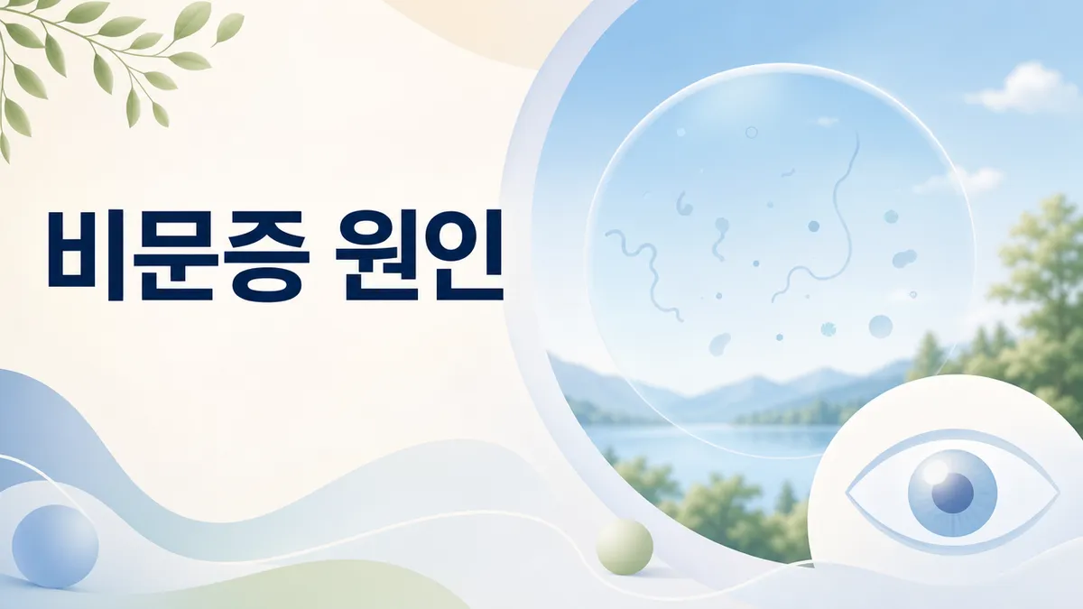 비문증 원인 총정리: 눈앞에 날파리가 보이는 이유
