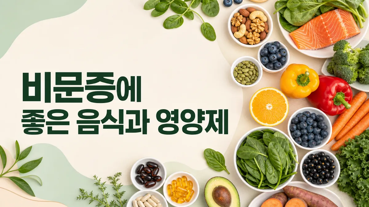 비문증에 좋은 음식과 영양제, 근거는 어디까지인가
