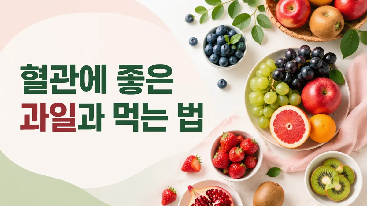 혈관에 좋은 과일, 근거와 주의점 정리