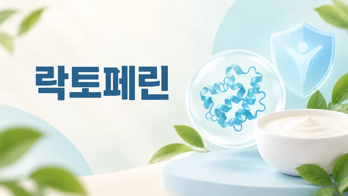 락토페린 효능과 부작용, 면역·다이어트 근거는