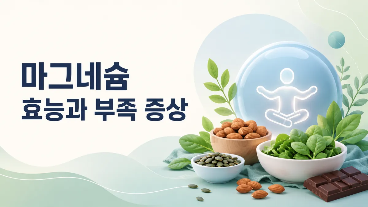 마그네슘 효능과 부족 증상, 근거는 어디까지인가
