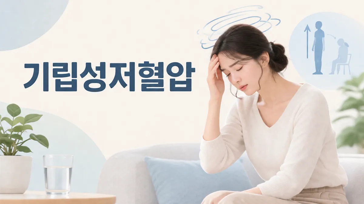 기립성저혈압 증상과 진단 기준, 무엇과 구분하나