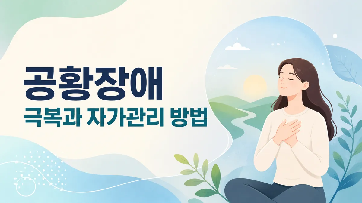 공황장애 대처법과 치료: 발작 순간·근본치료 총정리