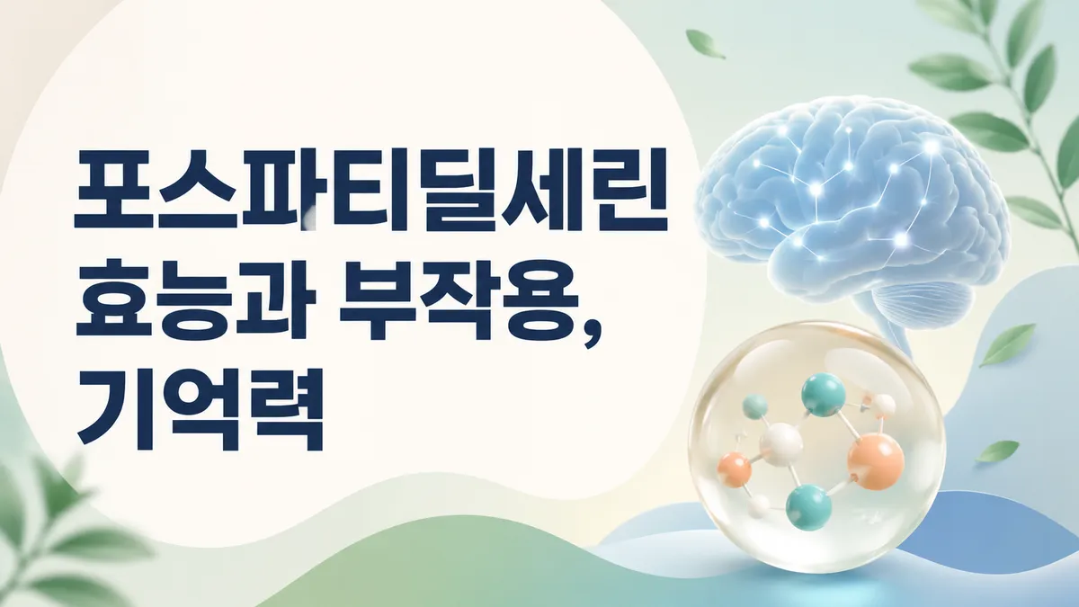 포스파티딜세린 효능, 근거는 어디까지인가