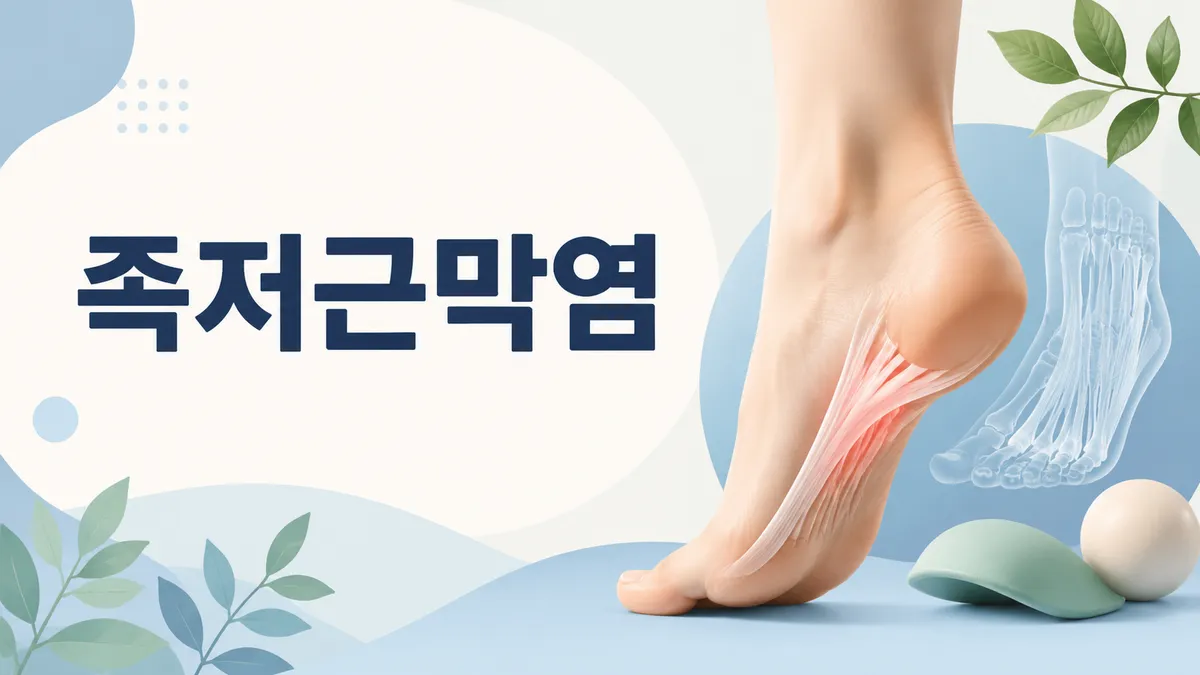 족저근막염 치료법 총정리와 완치까지 걸리는 기간