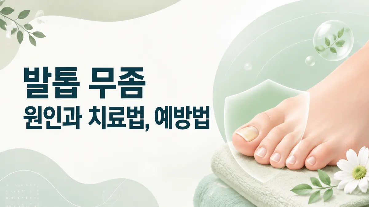 발톱 무좀 치료법과 바르는·먹는 약, 예방법 총정리