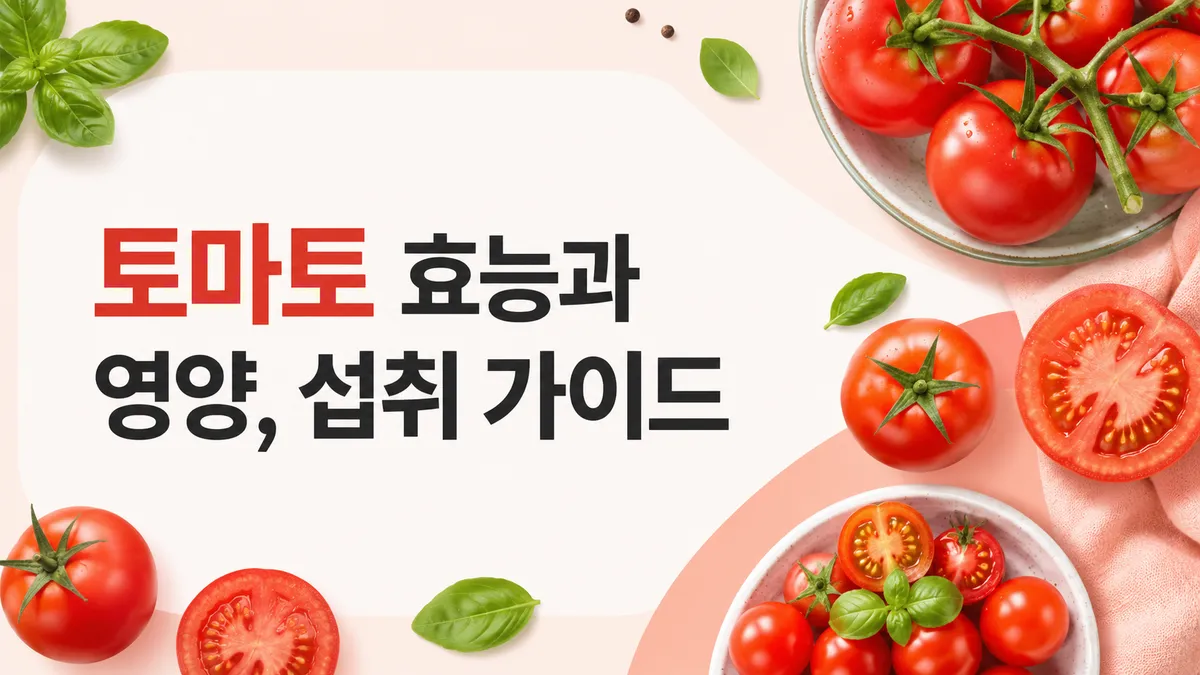 토마토 효능과 영양, 근거는 어디까지인가